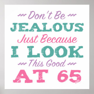 65. Geburtstag für Frauen Poster