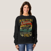 65. Geburtstag für Männer Retro 65. Sweatshirt (Vorne ganz)