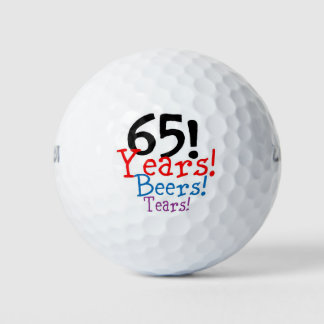 65. Geburtstag Golfball