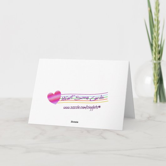 65. Geburtstag individuell anpassbare Karte (Rückseite)