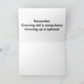 65. Geburtstag Karte (Innenseite)