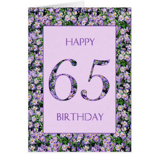 65. Geburtstag Lila Tageszeitung (Vorne)