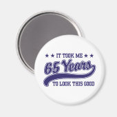 65. Geburtstag Magnet (Vorderseite/Rückseite)