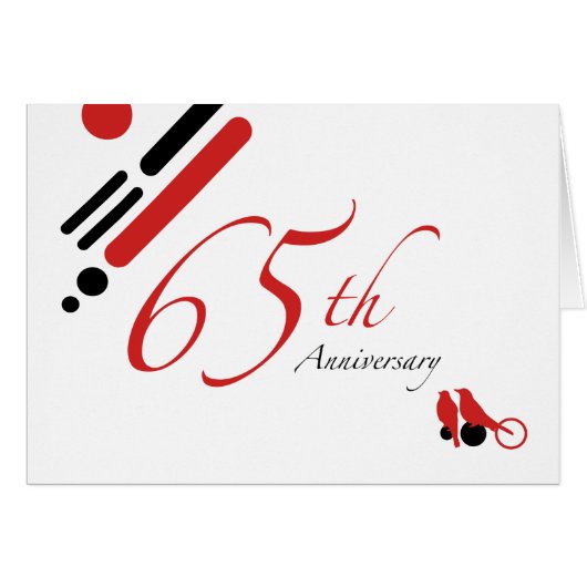 65. Geburtstag (Mod-Vögel) (Vorderseite (Horizontal))