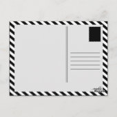65. Geburtstag (Mod-Vögel) Postkarte (Rückseite)