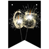 65. Geburtstag oder Geburtstag Party Sparklers Wimpelkette (Dritte Fahne)