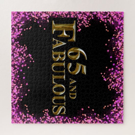 65. Geburtstag Puzzle (Horizontal)