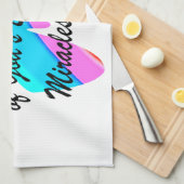 65. GEBURTSTAG RAIN BUTTERFLY-DESIGN GESCHIRRTUCH (Viertel Falte)