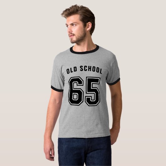 65. Geburtstag Ringer T-Shirt (Vorne ganz)