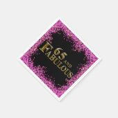 65. Geburtstag Serviette (Ecke)
