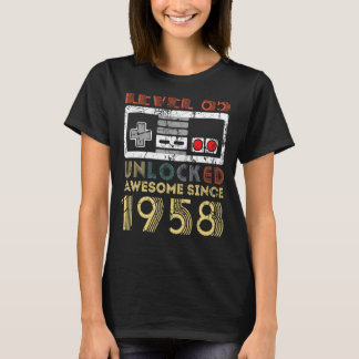 65. Geburtstag Shirt Frauen Männer Geboren 1958 St