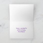 65. Geburtstag: Spaß, bunte feierliche Feuerwerke Karte (Innenseite)