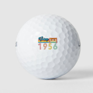 65. Geburtstag Vintage Retro 1956 Kassette Golfball
