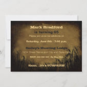 65. GEBURTSTAGEINLAGE - FÜR JÄGER EINLADUNG (Rückseite)