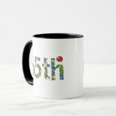 65. Geburtstags-Geschenk-Tasse Tasse (Vorderseite Links)