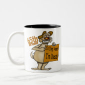 65. Geburtstags-Geschenk-Tasse Zweifarbige Tasse (Links)