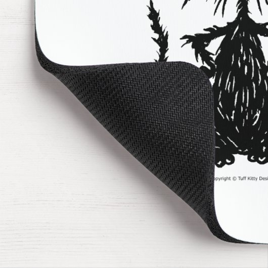 65. Geburtstags-Katze Mousepad (Ecke)