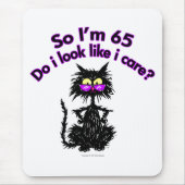 65. Geburtstags-Katze Mousepad (Vorne)