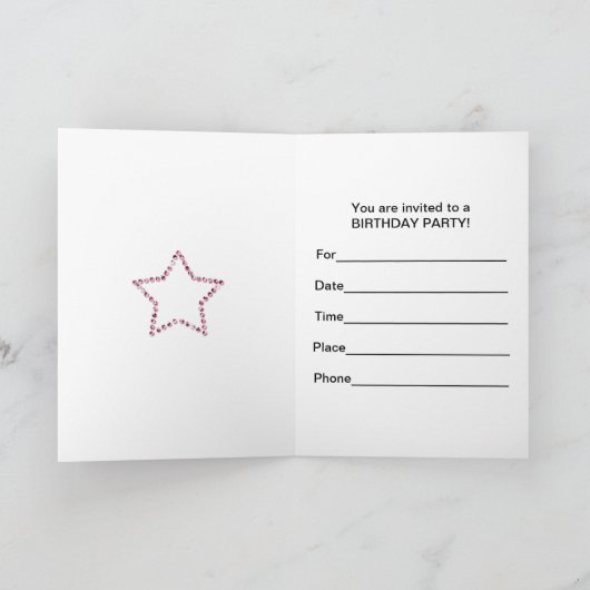 65. Geburtstags-Party Einladung (Innenseite)