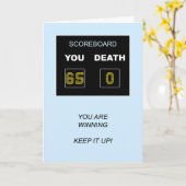 65. Geburtstagsanzeiger Karte (Gelbe Blume)