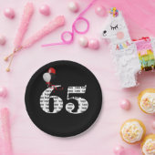 65. Geburtstagsballons Pappteller (Party)