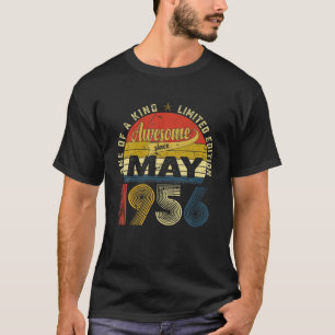 65. Geburtstagsdekorationen Mai 1956 Männer Frauen T-Shirt