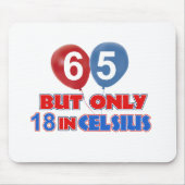 65. Geburtstagsentwürfe Mousepad (Vorne)