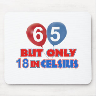 65. Geburtstagsentwürfe Mousepad