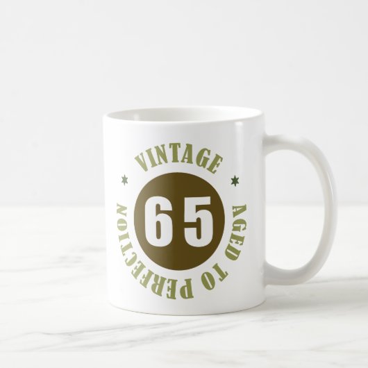 65. Geburtstagsgeschenke Ideen Kaffeetasse (Rechts)