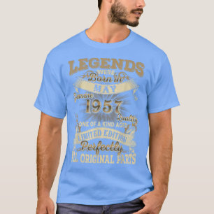 65. Geburtstagsgeschenke Legends Geboren Mai 1957 T-Shirt
