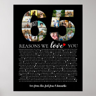 65 Geburtstagsgrüße warum ich dich liebe Rentenein Poster