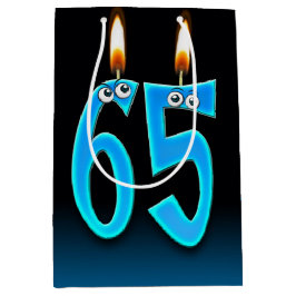 65. Geburtstagskandale Mittlere Geschenktasche Geschenktüte