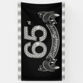 65. Geburtstagsparty Banner (Vertikal)