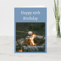 65. Geburtstagsparty Camping Campfire Alte Timer
