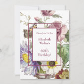 65. Geburtstagsparty Einladung (Vorderseite)