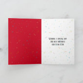 65. Geburtstagsparty Man on Balloon Karte (Innenseite)