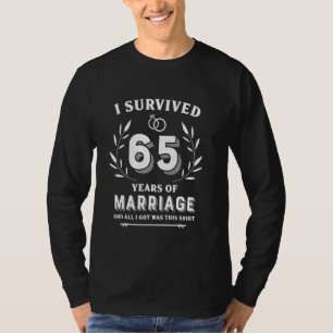 65. Hochzeitspaare - Ehepaare - Ehemann Ehefrau 65 T-Shirt