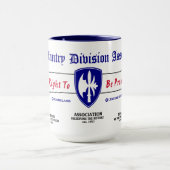 65. Infanterie Division Association Kaffee Tasse (Zentrum)