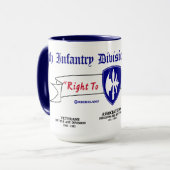 65. Infanterie Division Association Kaffee Tasse (Vorderseite Links)