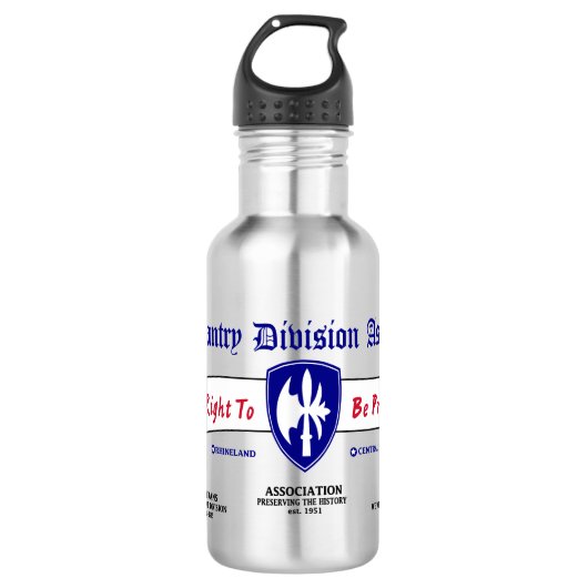 65. Infanterie Division Association Water Bottle Edelstahlflasche (Vorderseite)