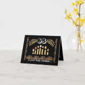 65 ist Ihre Glückszahl - Happy 65. Geburtstag! Karte (Gelbe Blume)