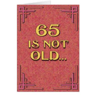 65 ist nicht alt