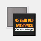 65 Jahre alt, ein Eigentümer - benötigt Teile, Ang Magnet (Vorderseite/Rückseite)