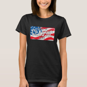 65 Jahre alt Geboren 1957 Klassik Car 65. Geburtst T-Shirt