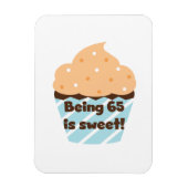 65 Jahre alt ist T - Shirt und Geschenke zum Gebur Magnet (Vertikal)