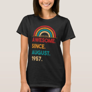 65 Jahre alt Phantastisch seit August 1957 65. Geb T-Shirt