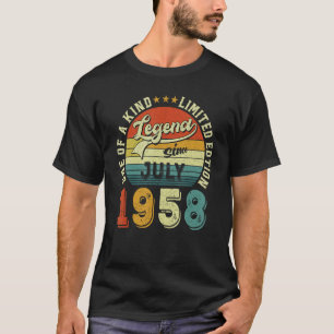 65 Jahre alt Phantastisch seit Juli 1958 65. Gebur T-Shirt