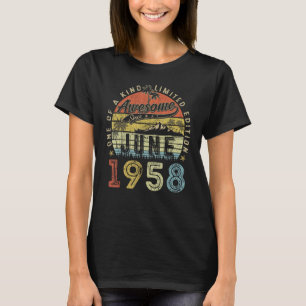65 Jahre alt Phantastisch seit Juni 1958 65. Gebur T-Shirt