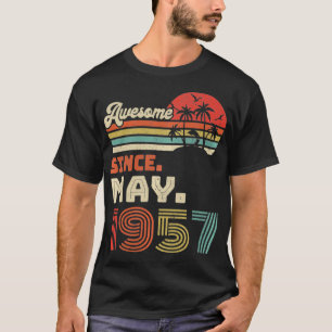 65 Jahre alt Phantastisch seit Mai 1957 65. Geburt T-Shirt