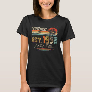 65 Jahre alt Vintag 1958 65. Geburtstag T-Shirt
